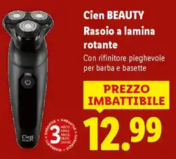 Lidl Cien BEAUTY Rasoio a lamina rotante offerta