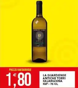 Vantaggio Cash&Carry La guardiense antiche torri falanghina igp offerta
