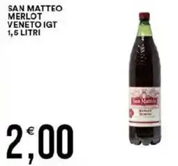 Vantaggio Cash&Carry San matteo merlot veneto igt offerta