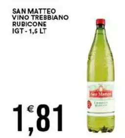 Vantaggio Cash&Carry San matteo vino trebbiano rubicone igt offerta