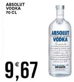 Vantaggio Cash&Carry Absolut vodka offerta