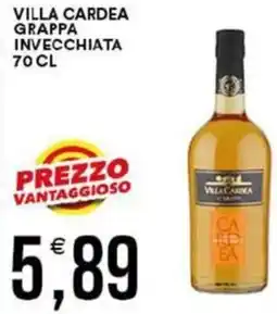 Vantaggio Cash&Carry Villa cardea grappa invecchiata offerta