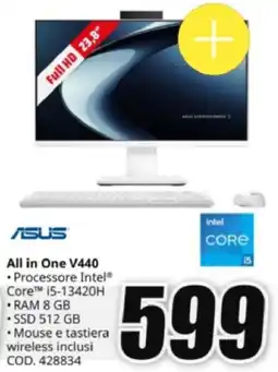 MediaWorld ASUS All in One V440 offerta