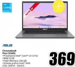 MediaWorld ASUS Chromebook Plus CX3402 offerta