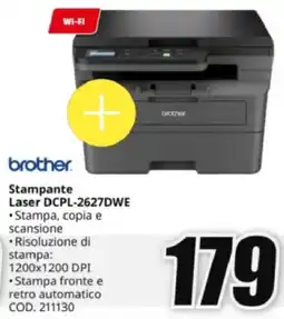 MediaWorld brother. Stampante Laser DCPL-2627DWE offerta