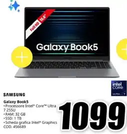 MediaWorld SAMSUNG Galaxy Book5 offerta