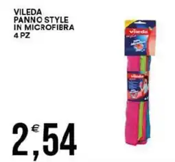 Vantaggio Cash&Carry Vileda panno style in microfibra 4 pz offerta