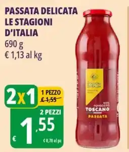 Tigros Passata delicata LE STAGIONI D'ITALIA offerta