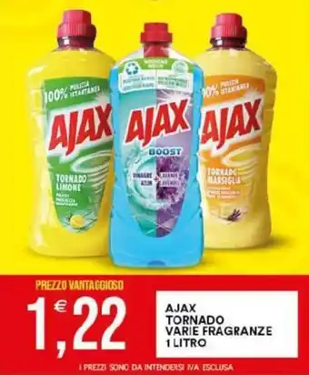 Vantaggio Cash&Carry Ajax tornado varie fragranze offerta