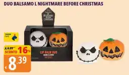 Tigros Duo balsamo l nightmare before christmas offerta