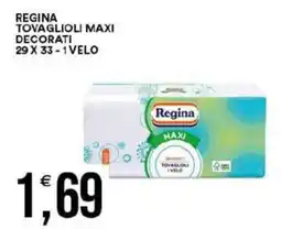 Vantaggio Cash&Carry Regina tovaglioli maxi decorati 29 x 33-1 velo offerta