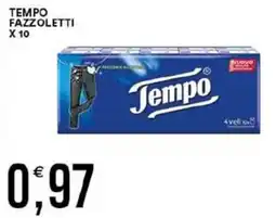 Vantaggio Cash&Carry Tempo fazzoletti x 10 offerta