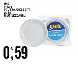 Vantaggio Cash&Carry Imb piatti frutta/dessert 25 pz riutilizzabili offerta