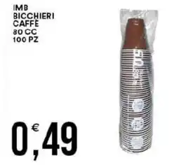 Vantaggio Cash&Carry Imb bicchieri caffe 80 cc 100 pz offerta