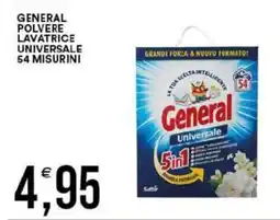 Vantaggio Cash&Carry General polvere lavatrice universale 54 misurini offerta