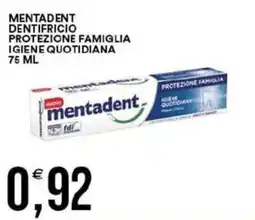 Vantaggio Cash&Carry Mentadent dentifricio protezione famiglia igiene quotidiana offerta