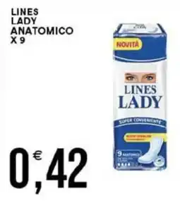Vantaggio Cash&Carry Lines lady anatomico offerta