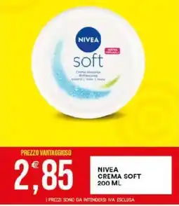 Vantaggio Cash&Carry Nivea crema soft offerta