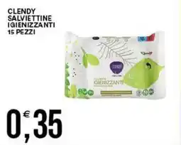 Vantaggio Cash&Carry Clendy salviettine igienizzanti 15 pezzi offerta