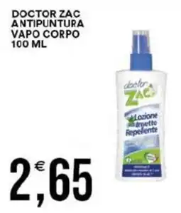 Vantaggio Cash&Carry Doctor zac antipuntura vapo corpo offerta