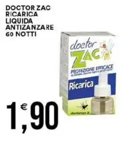 Vantaggio Cash&Carry Doctor zac ricarica liquida antizanzare 60 notti offerta