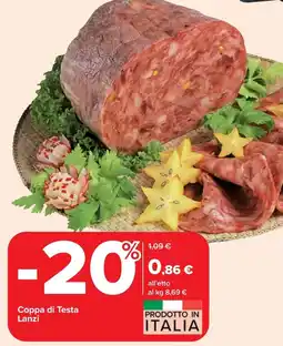Carrefour Market Coppa di Testa Lanzi offerta