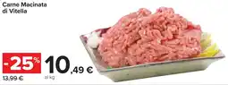 Carrefour Market Carne Macinata di Vitella offerta