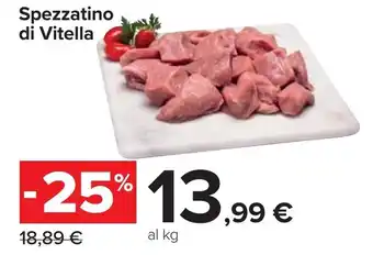 Carrefour Market Spezzatino di Vitella offerta