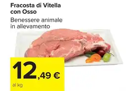 Carrefour Market Fracosta di Vitella con Osso offerta