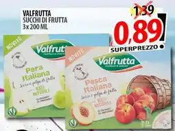 Il Genio Supermercato Valfrutta succhi di frutta offerta