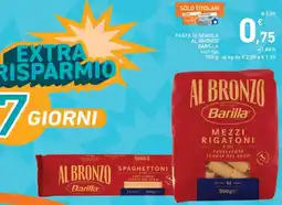 Spazio Conad Pasta di semola al bronzo BARILLA offerta