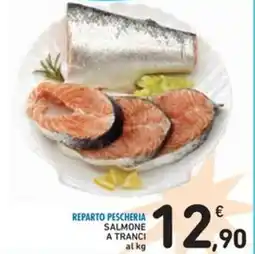 Spazio Conad Reparto pescheria salmone a tranci offerta