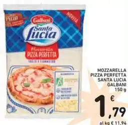 Spazio Conad Mozzarella pizza perfetta santa lucia GALBANI offerta