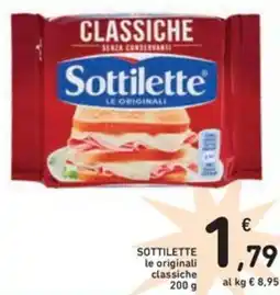 Spazio Conad Sottilette le originali classiche offerta