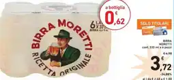Spazio Conad Birra moretti offerta