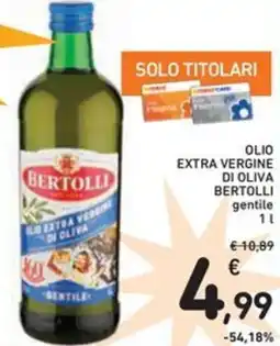 Spazio Conad Olio extra vergine di oliva BERTOLLI offerta