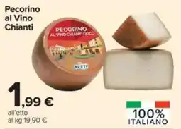 Carrefour Pecorino al Vino Chianti offerta