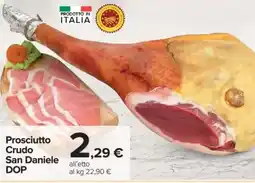 Carrefour Prosciutto Crudo San Daniele DOP offerta
