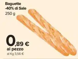 Carrefour Baguette -40% di Sale offerta