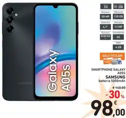 Spazio Conad SMARTPHONE GALAXY A05S SAMSUNG offerta