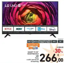 Spazio Conad SMART TV 50" 50UR78GCOLK LG offerta
