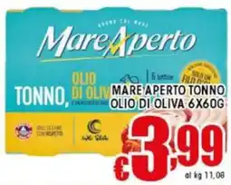 Sacoph Mare aperto tonno olio di oliva offerta