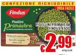 Sacoph Pisellini primavera FINDUS offerta