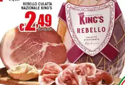 Sacoph Rebello culatta nazionale king's offerta