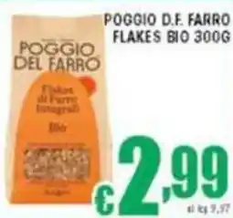 Sacoph Poggio D.F. farro flakes bio offerta