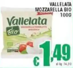 Sacoph Vallelata mozzarella bio offerta