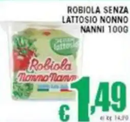Sacoph Robiola senza lattosio NONNO NANNI offerta