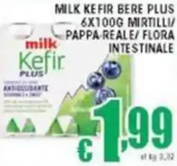 Sacoph Milk kefir bere plus mirtilli/ pappa reale/flora intestinale offerta