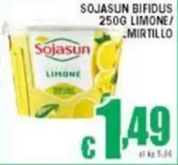 Sacoph Sojasun bifidus limone/ mirtillo offerta