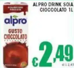 Sacoph Alpro drink soia cioccolato offerta